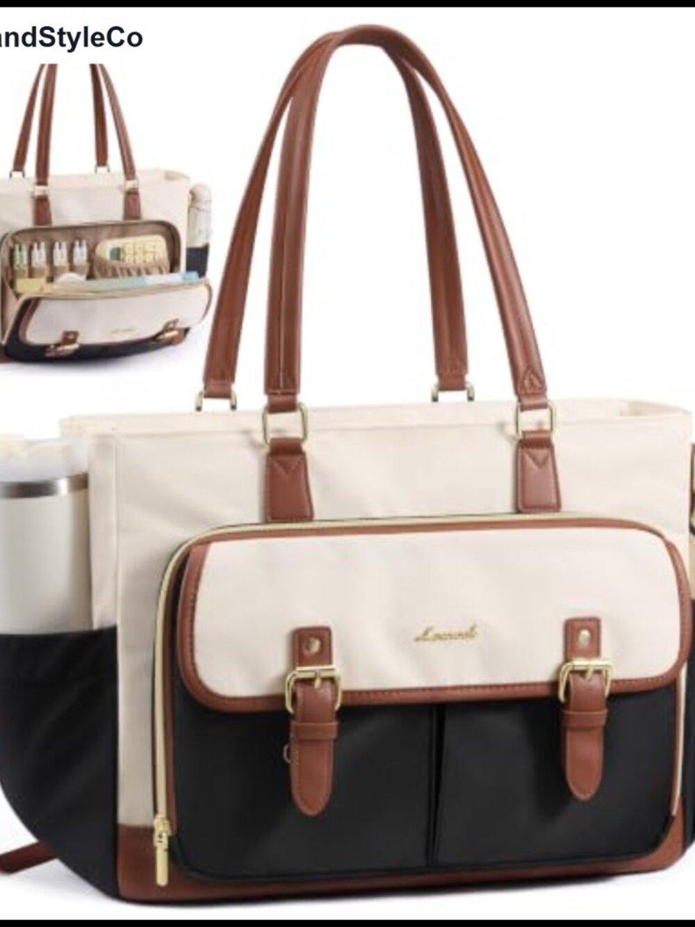 LOVEVOOK Laptop Tote Bag 15.6" Fits Messenger Shoulder Work Travel
